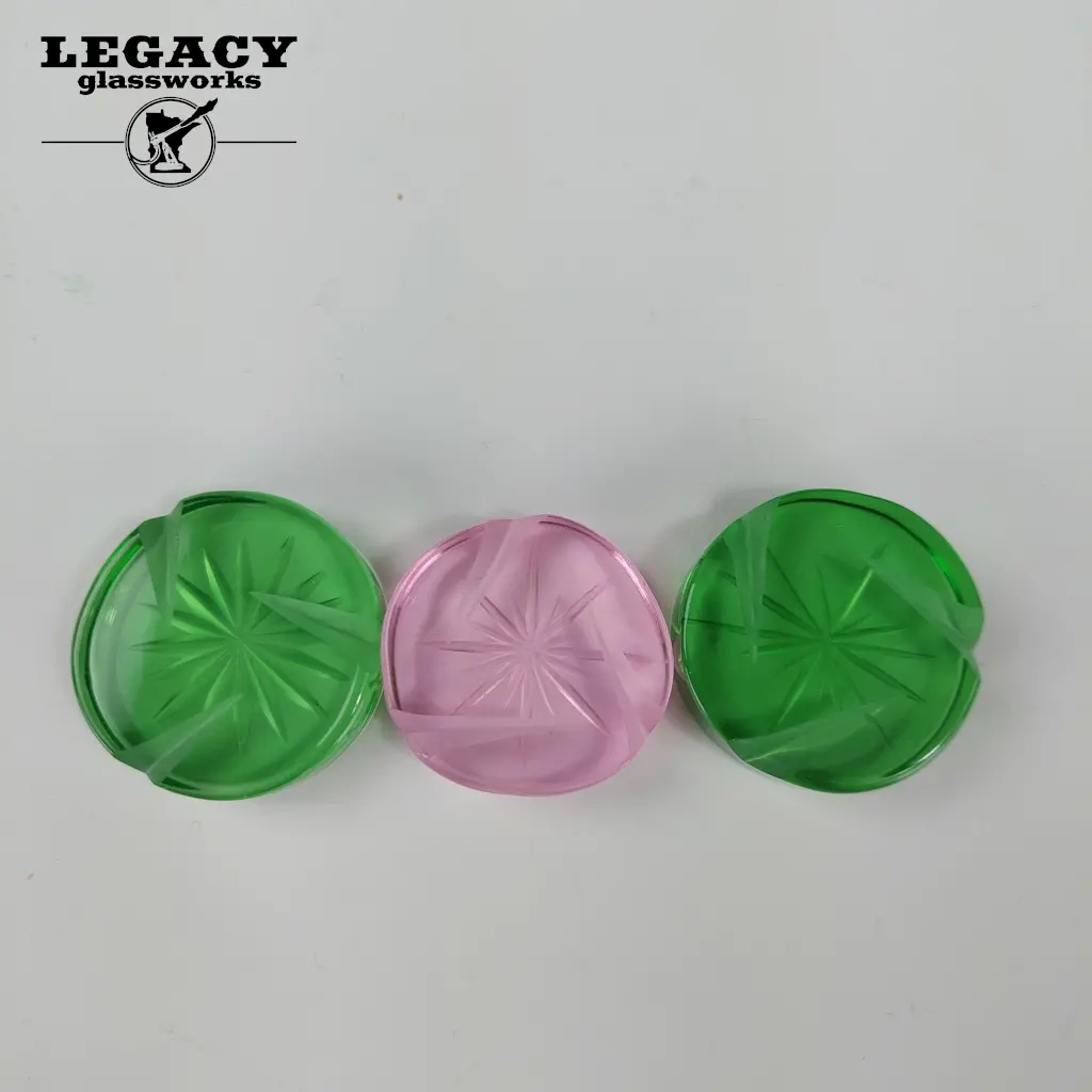 Str8 Glass Star Cut Coin Spinners 1