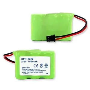 Cordless Phone Battery 3X2/3Aa Nimh 750Mah/B Connector 1