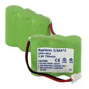 Cph-403J Synergy Digital Gp Gp40aak3bmx Cordless Phone  Battery3x2/3Aa Nimh 750Mah/J Connector 1