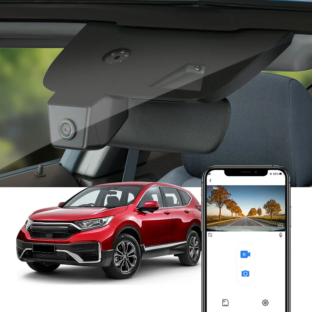 Fitcamx Dash Cam For Honda Cr-V 2017-2022 (Right-Hand Drive) 1