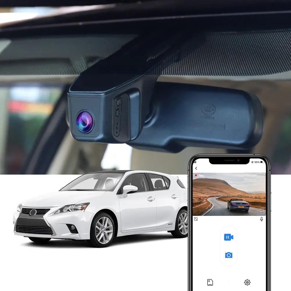 Fitcamx Dash Cam For Lexus Ct 200H 2011-2020 1