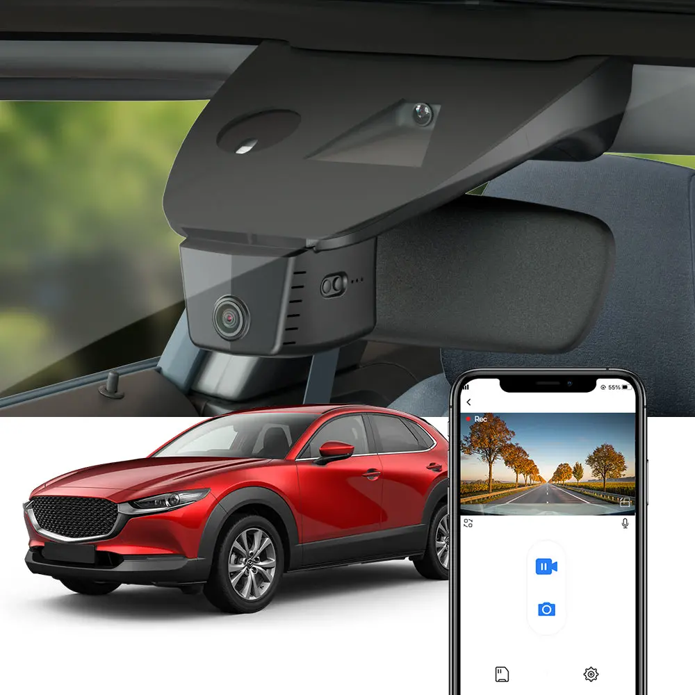 Fitcamx Dash Cam For Mazda Cx30 Cx-30 (European Version) 2023-2026 1