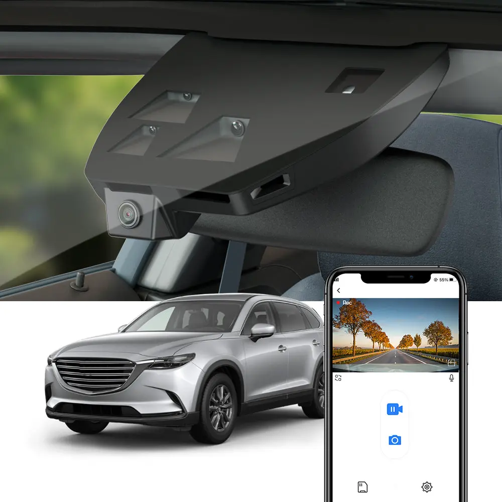 Fitcamx Dash Cam For Mazda Cx-9 2016 - 2025 1