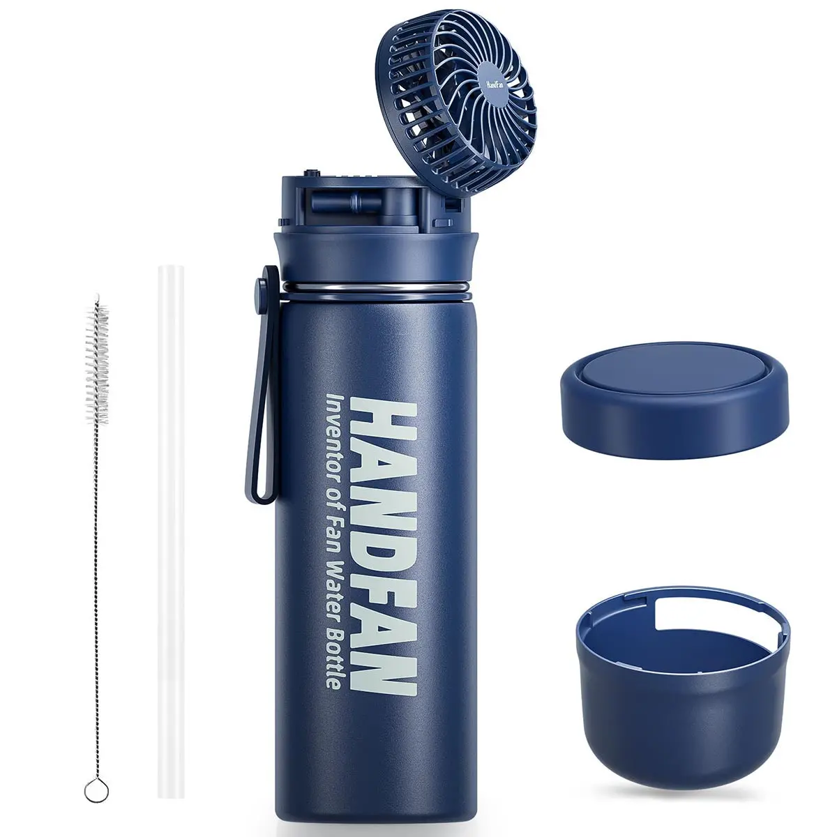 Yescom Stainless Steel Water Bottle With Fan Keeps Water Cold For 24Hours 1