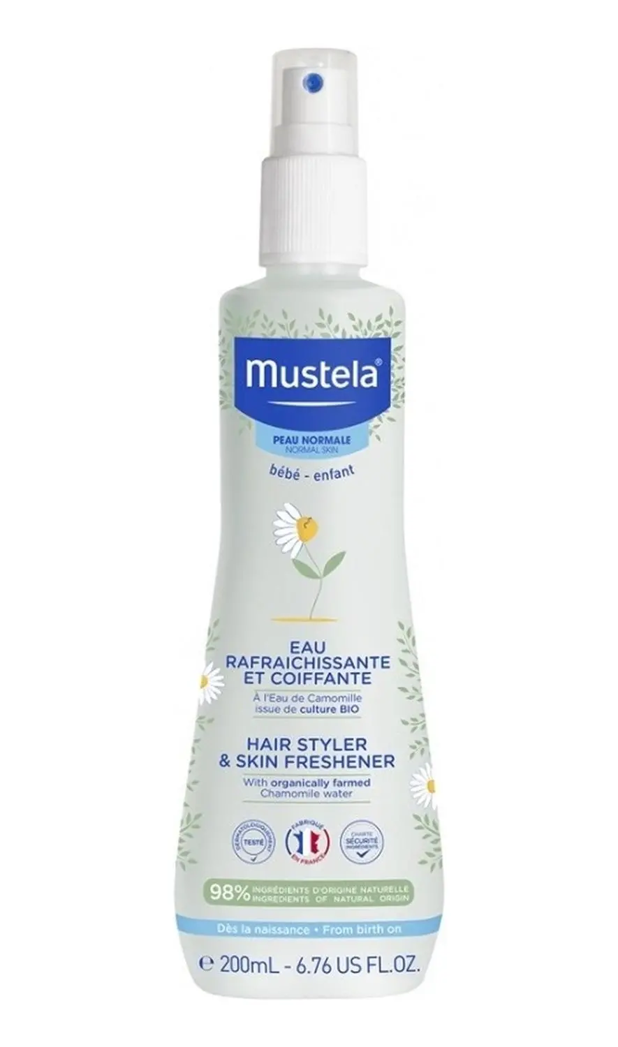 Agua Perfumada Para Peinar Refrescante Mustela 1