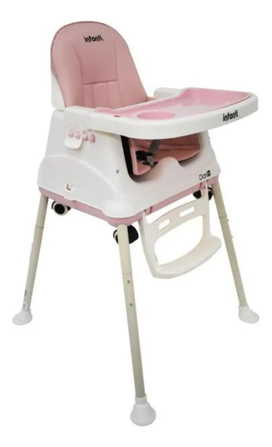 Silla Alta 4 En 1 Darih - Rosa Hc522 Infanti 1