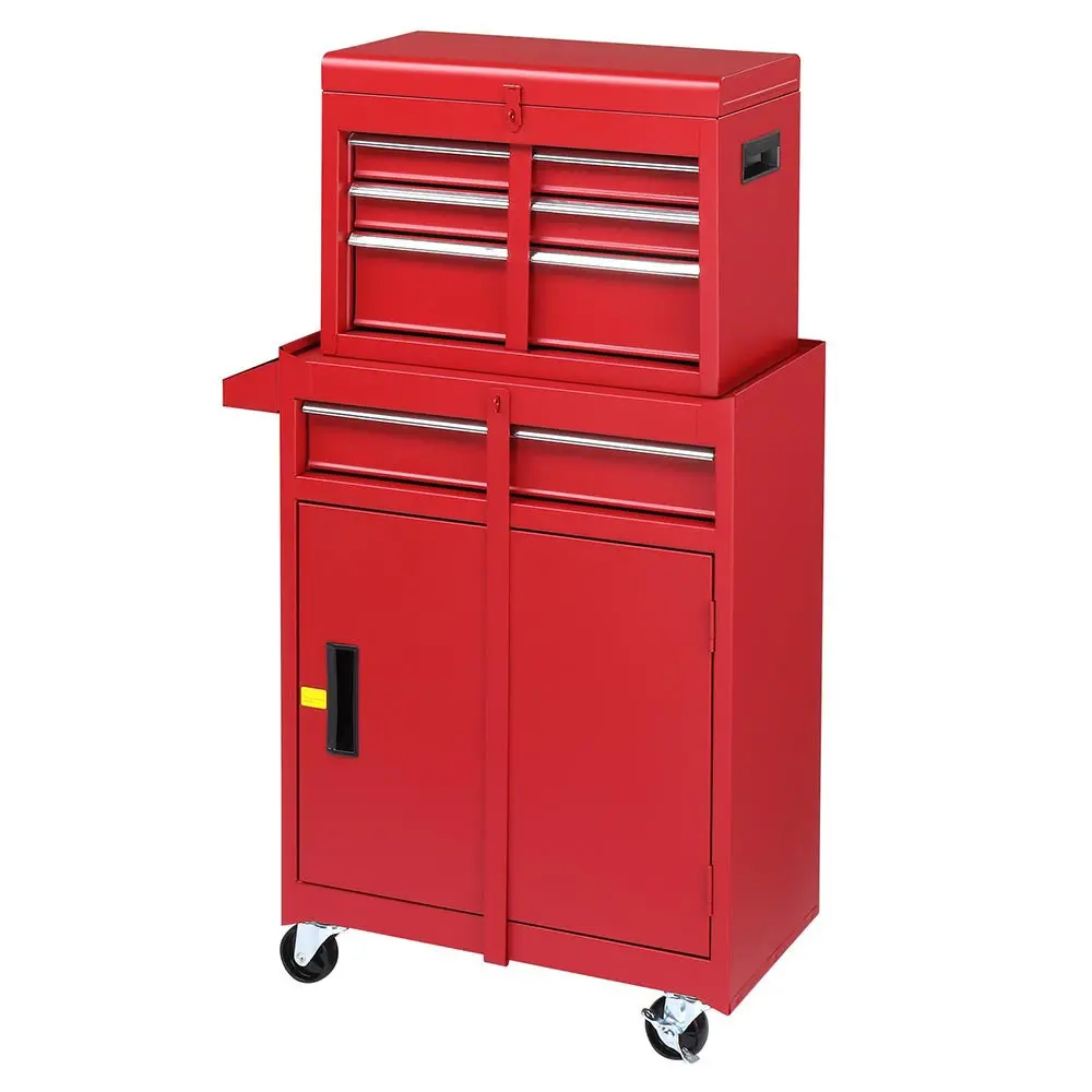 Yescom Rolling Tool Chest Combo 20 In. 4-Drawer Lockable 1