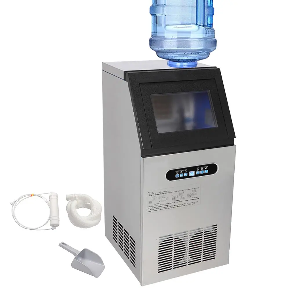 Yescom Ice Cube Maker 150Lbs/24H Self-Sterilizing 1