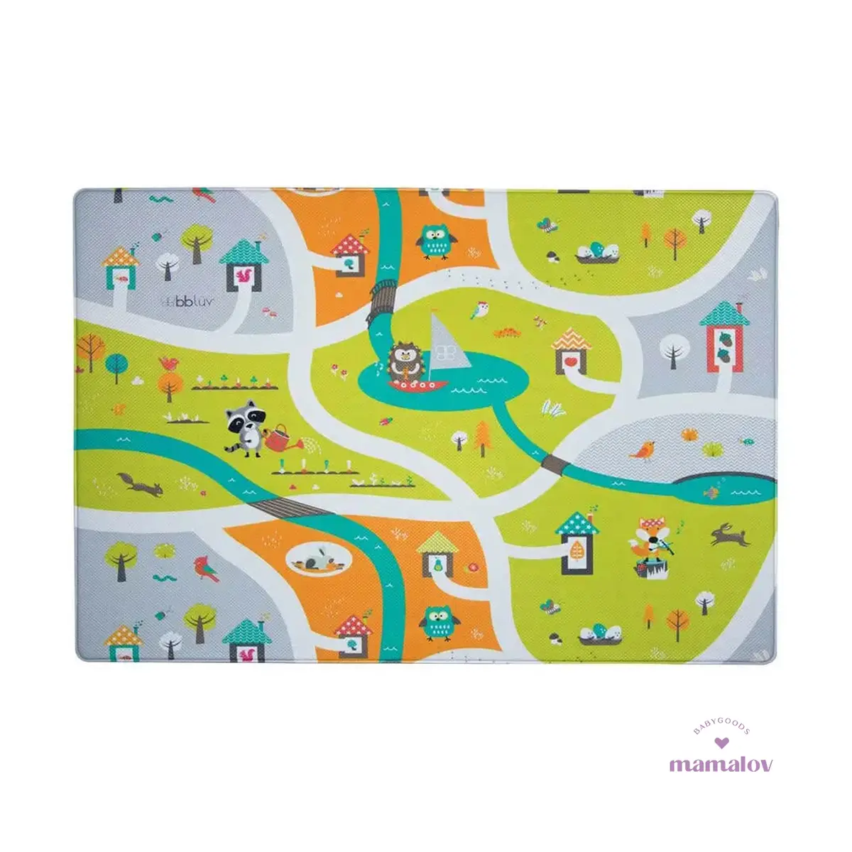 Tapete De Juego Suave, Reversible Y Seguro - B0173 Bbluv 1