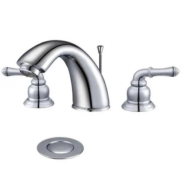 Yescom 2-Handle 8" Widespread Bathroom Faucet W/ Pop-Up Drain 1