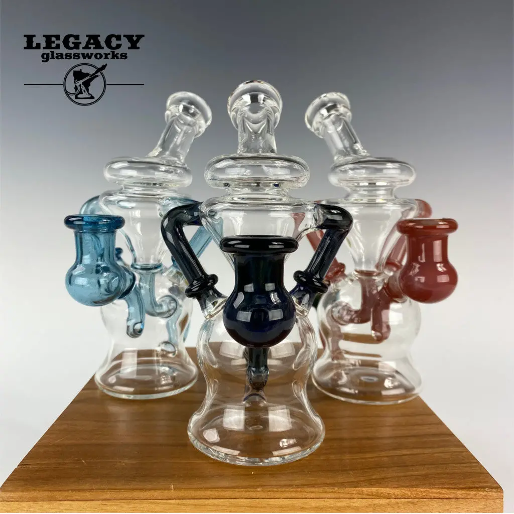 Zak's Glass Color Accented Recycler (Dlm) 1