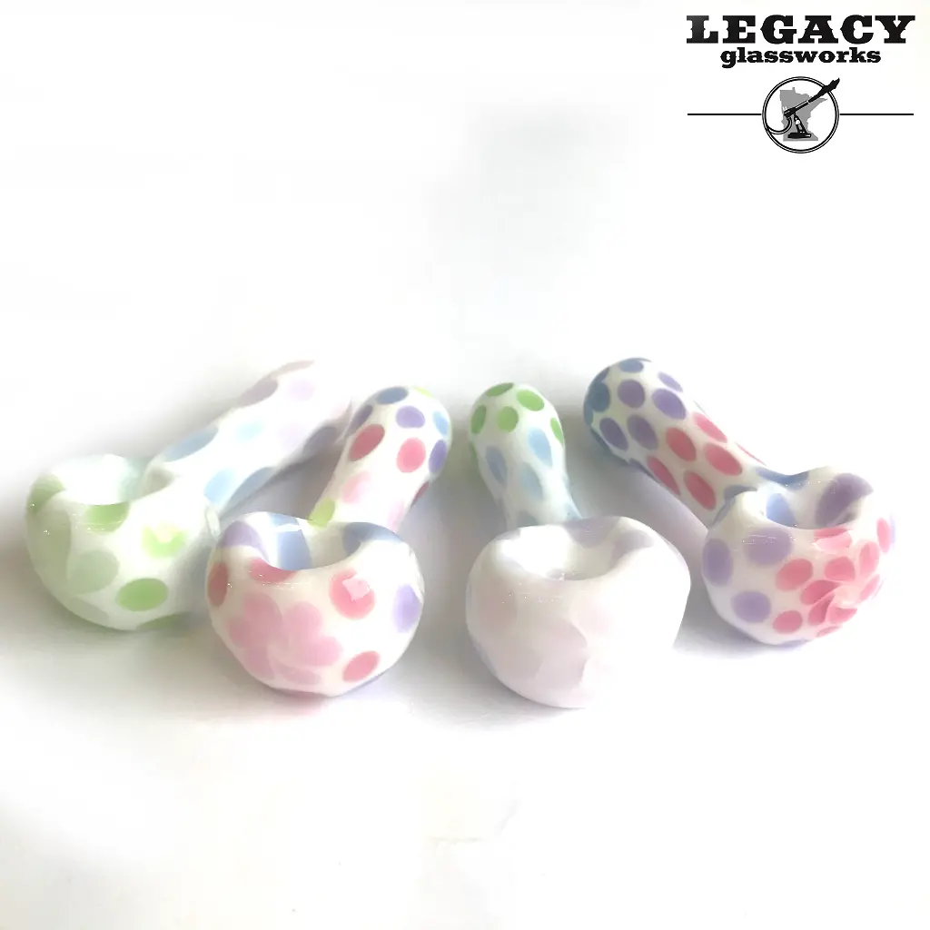 White Chocolate Dot Implosion Spoons 1