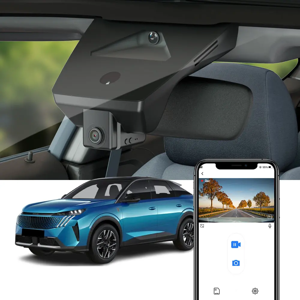Fitcamx Dash Cam For Peugeot E3008, 3008 Hybrid 2024-2026 1