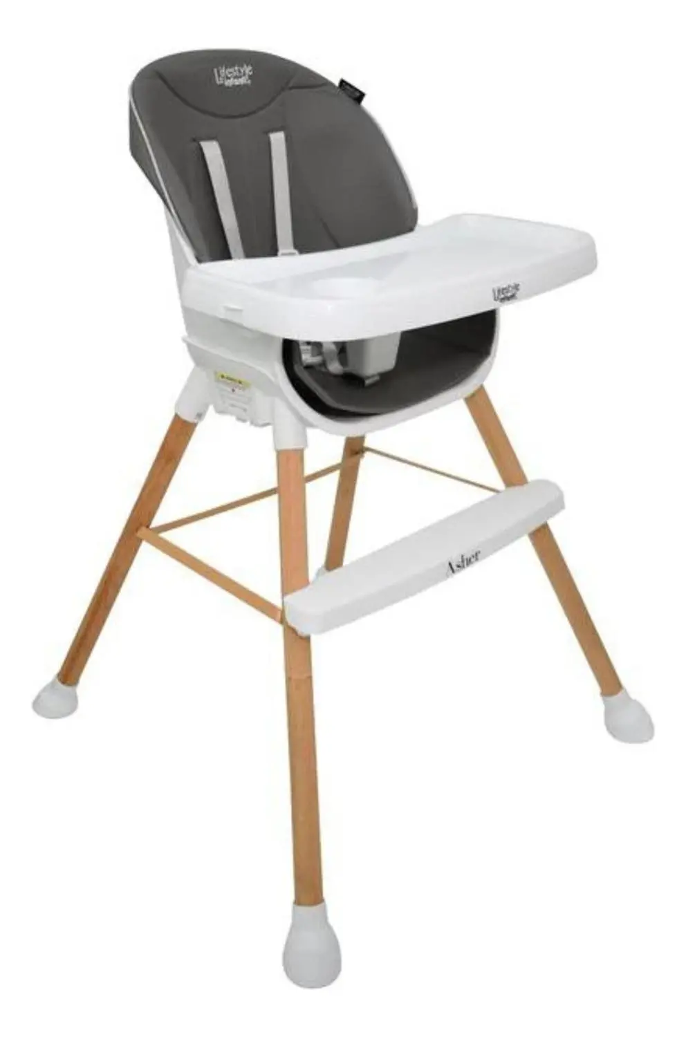 Silla Alta 5 En 1 Asher - Gris Hc511 Infanti 1