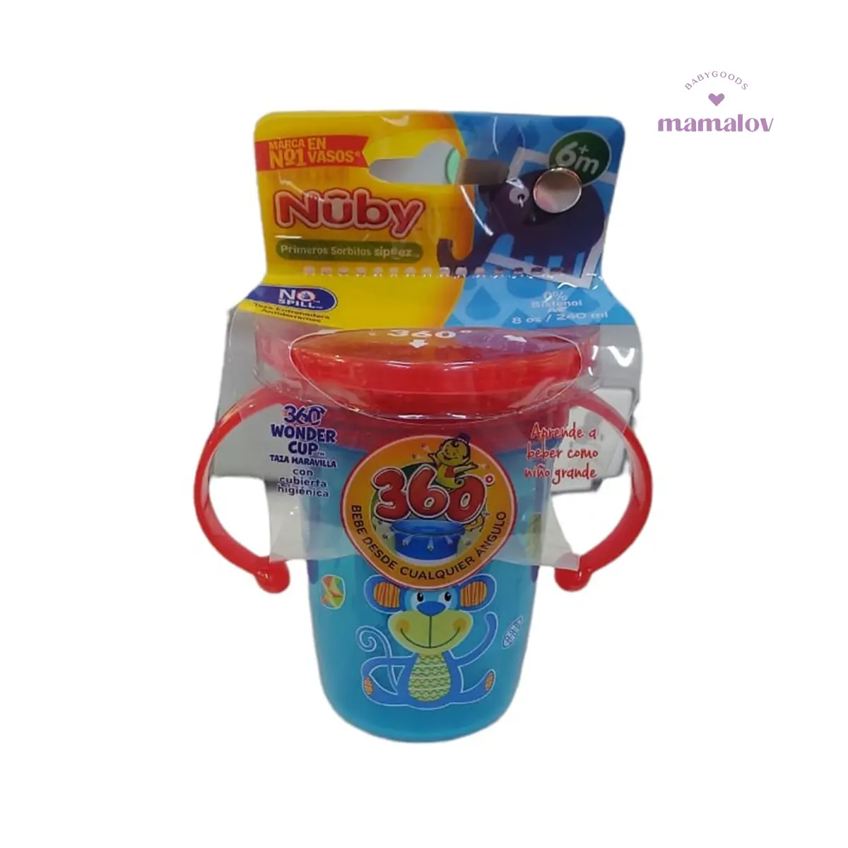 Taza Antiderrames 360 8 Onzas - 10410 Nuby 1