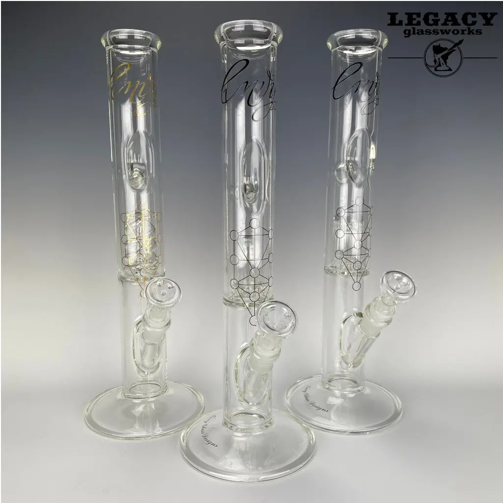 Envy Glass 17" Clear Straight Tube 1