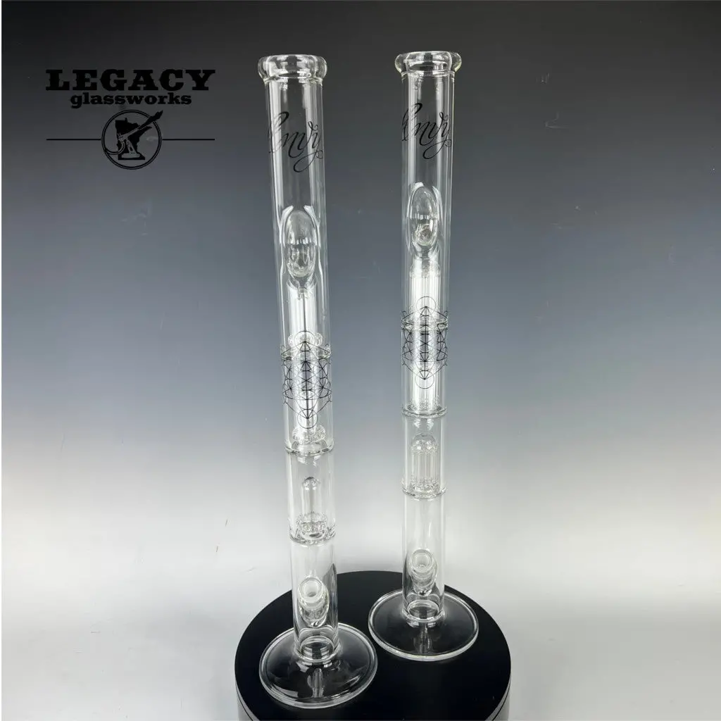 Envy Glass 25" Triple Perc Straight 1