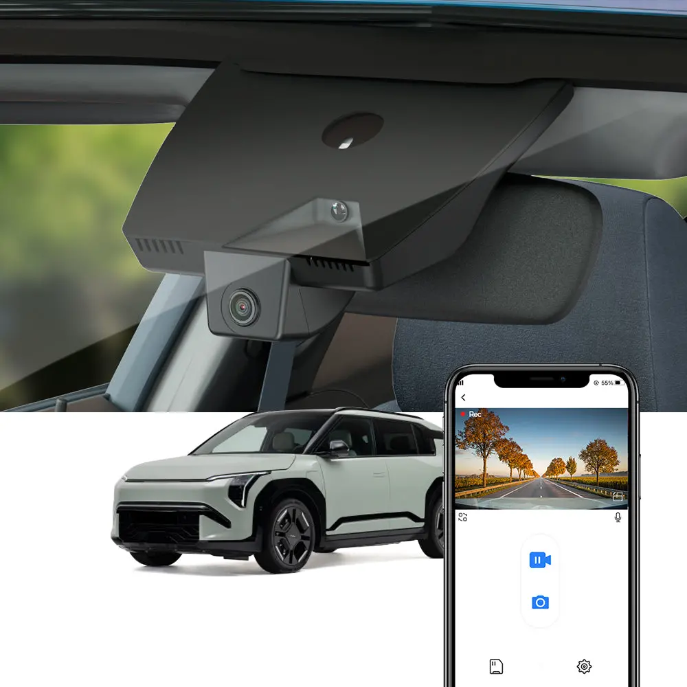 Fitcamx Dash Cam For Kia Ev3 2024 2025 (Rear Mirror Cover Part Number 96030-Ev700) (Right-Hand Drive Car) 1