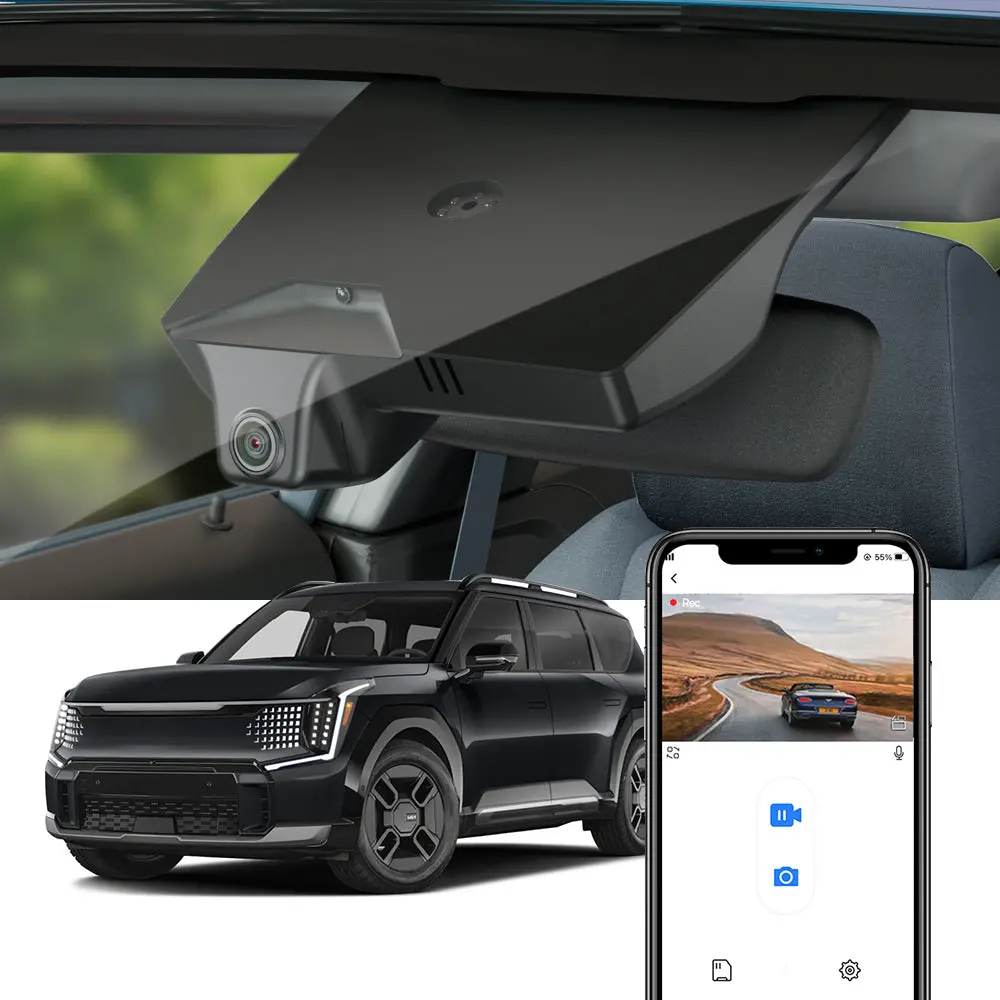 Fitcamx Dash Cam For Kia Ev9 2023-2026 1