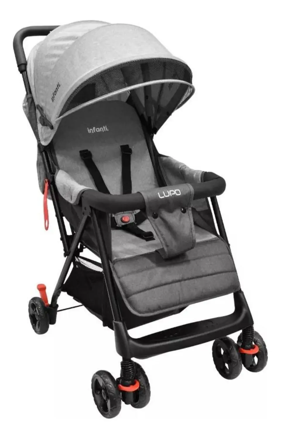 Carriola Para Bebe Luppo Ligera Y Plegable - Gris - Infanti 1