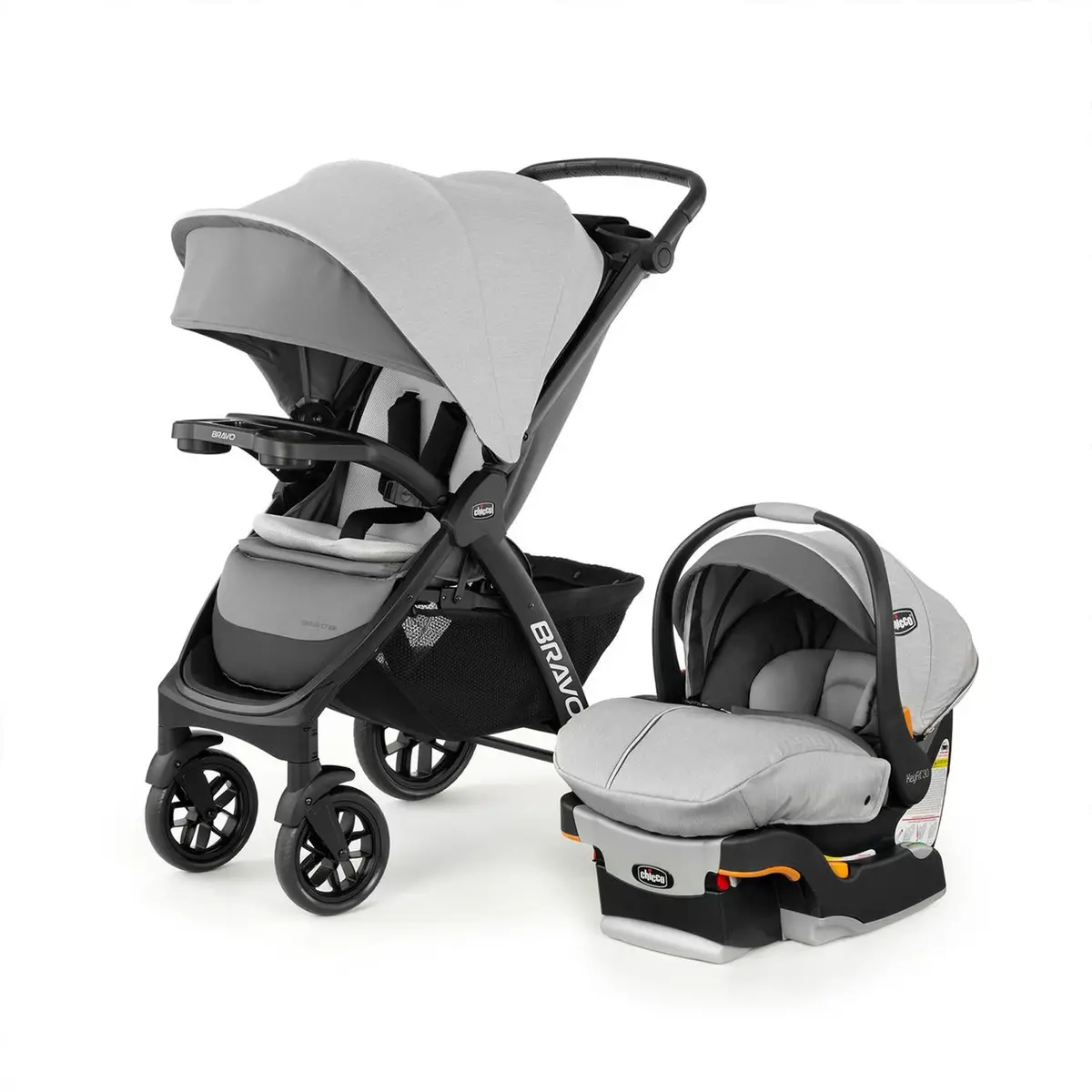 Carriola Travel System Bravo Le Trio - Driftwood Chicco 1