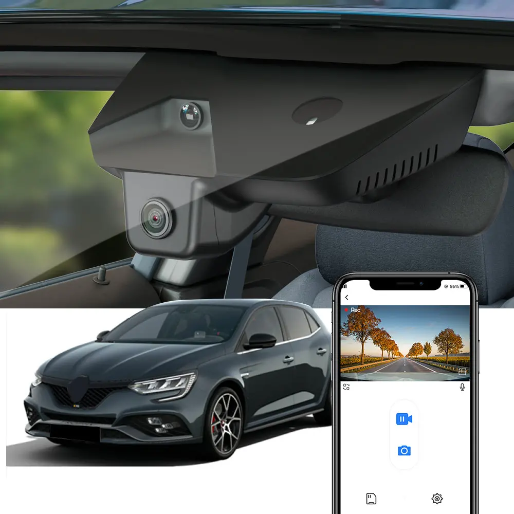 Fitcamx Dash Cam For Renault Megane Rs 2021-2023 Facelifted 1