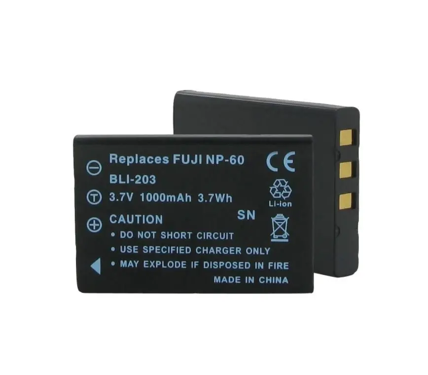 Fuji Np-60 Li-Ion 1000Mah 1