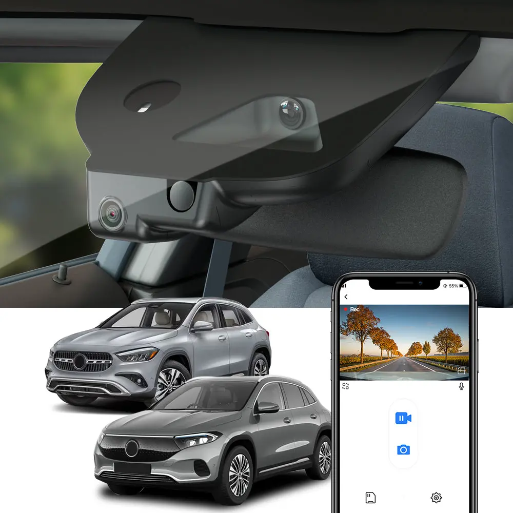 Fitcamx Dash Cam For Mercedes-Benz Eqa, Gla, B Class 2024-2026 1