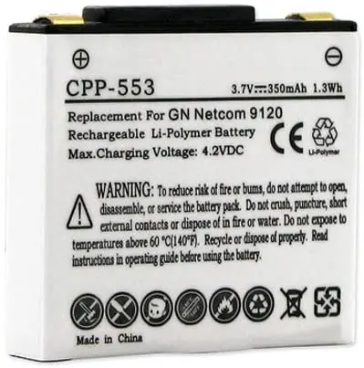 Gn Netcom Jabra Gn9120 350Mah Li-Pol Battery 2