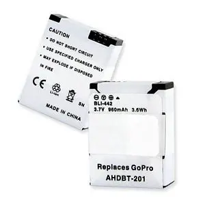 Go Pro Ahdbt 3.7V 960Mah 1