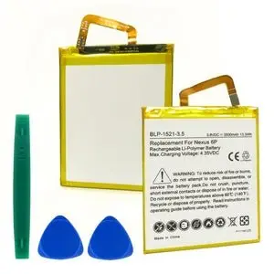Google Nexus 6P Hb416683ecw 3.8V 3500Mah Li-Pol Battery (T) 1