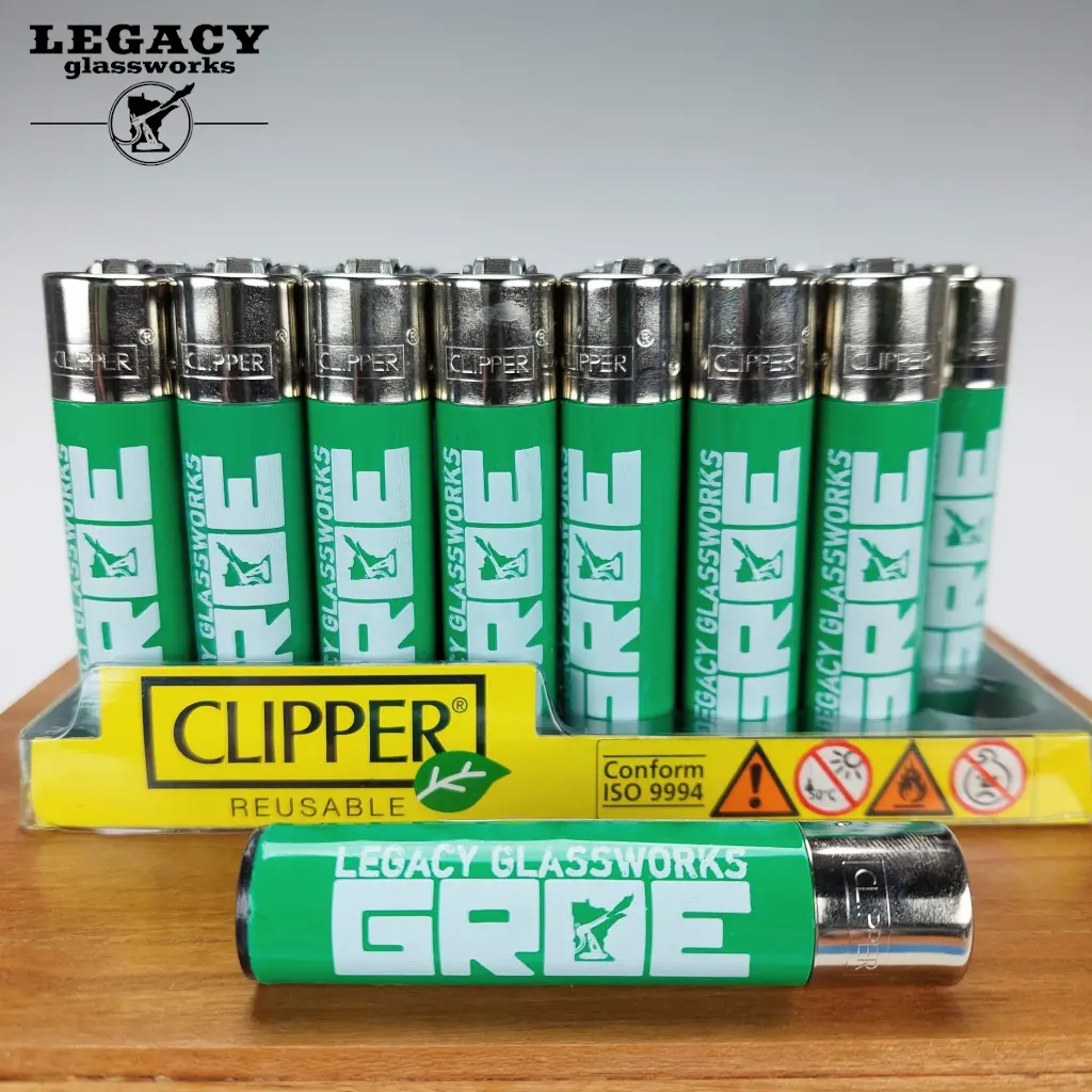 Groe X Legacy Glassworks Clipper Lighters 1