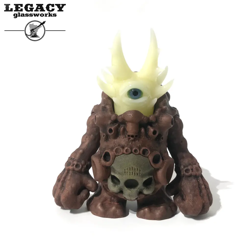 Brandon Martin X Salt Glass Organism Bubble Cap W/ Stand 1
