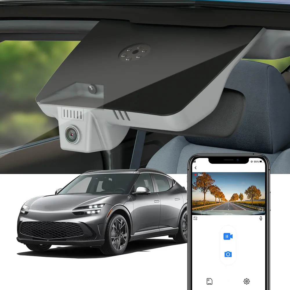 Fitcamx Dash Cam For Genesis Gv60 2022-2025 (Left-Hand Drive) 1