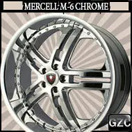 Merceli M6 22X8.5 5X114.3 Et+35 Chrome 1