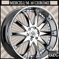 Merceli M10 24X10 5X120 Et+18 Chrome 1