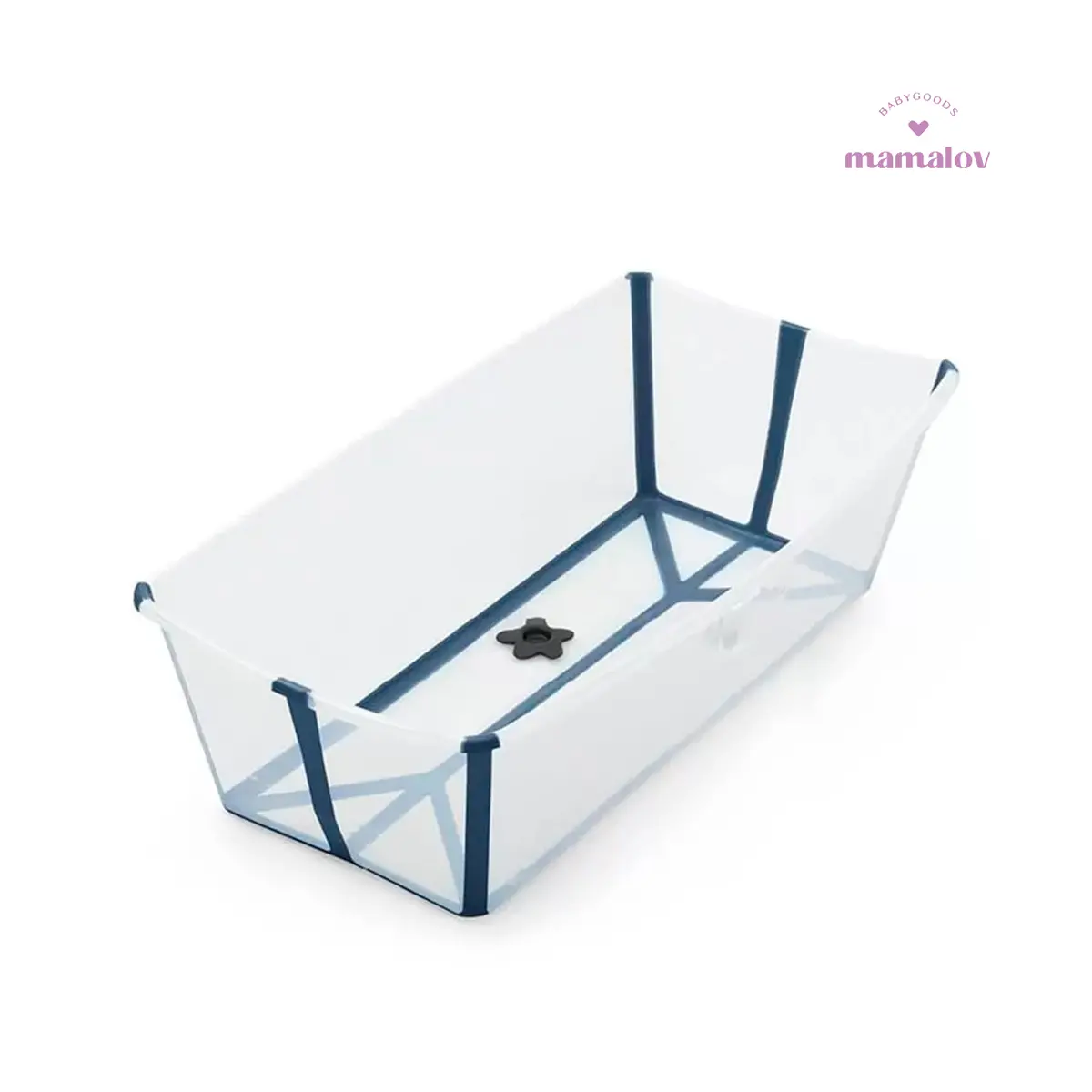 Bañera Flexi Bath Xl Transparent Blue Stokke 535902 1