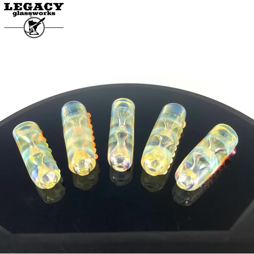 Happy Mess Glass Thick Fume Chillum 1