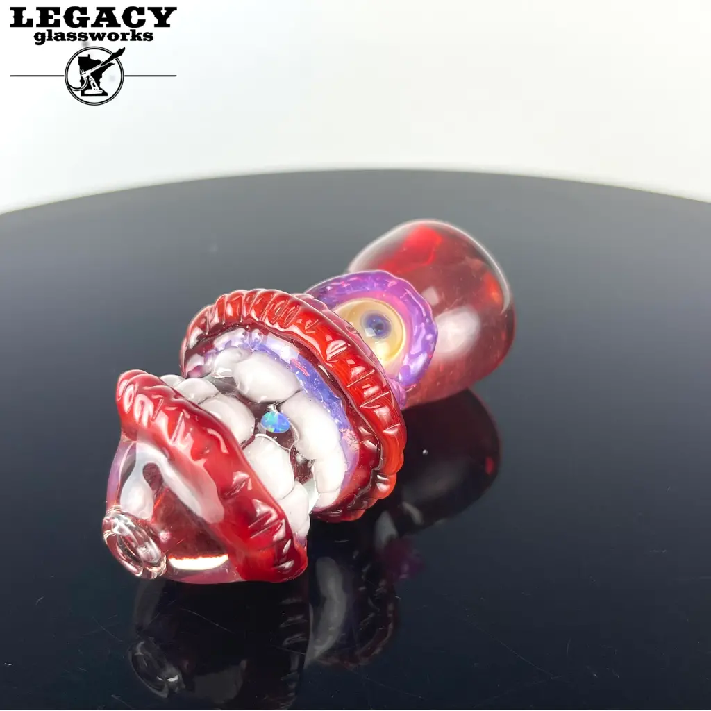 Happy Mess Glass Opal Monster Chillum 1