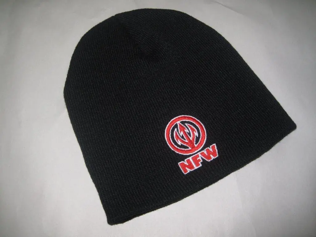 Nfw Original Logo Hat, Black Beanie 1