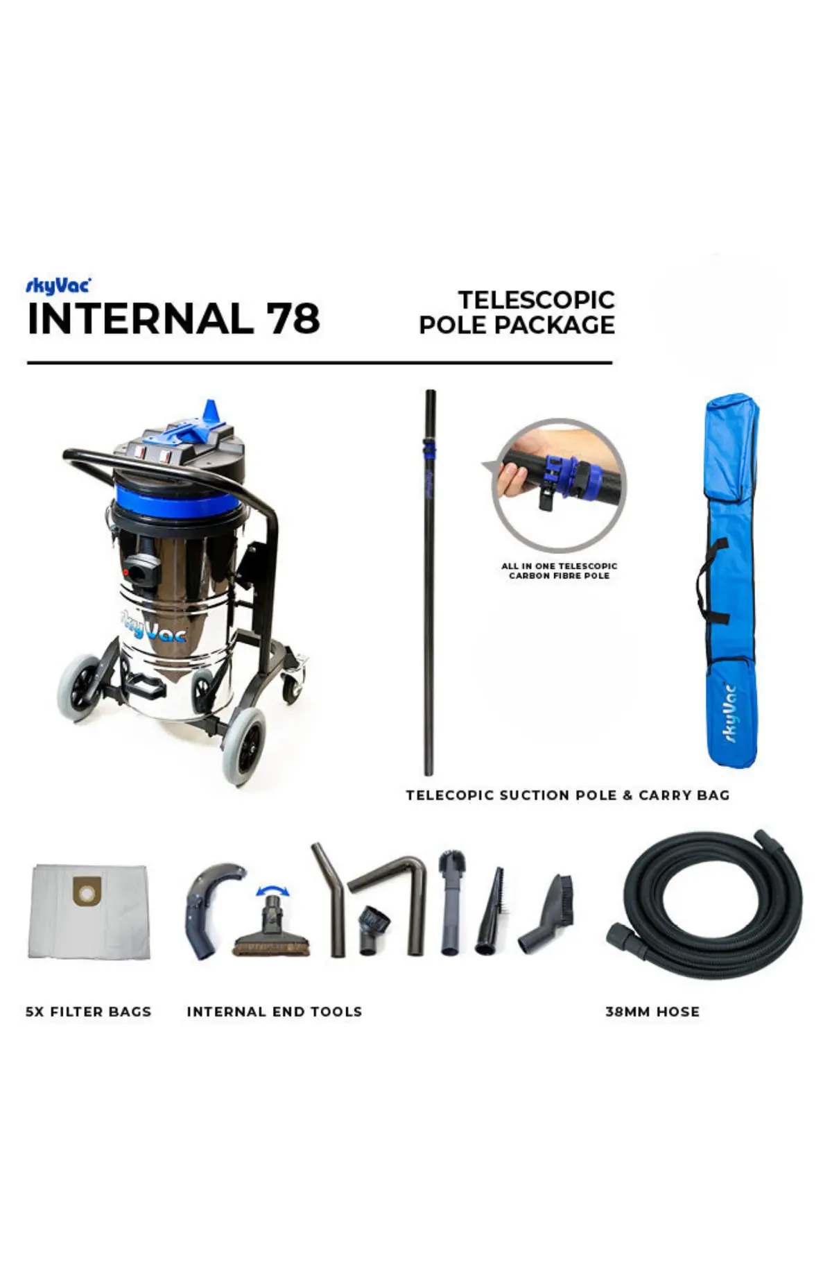 Skyvac® 78 Internal High Dusting Vacuum System (You Choose) 1