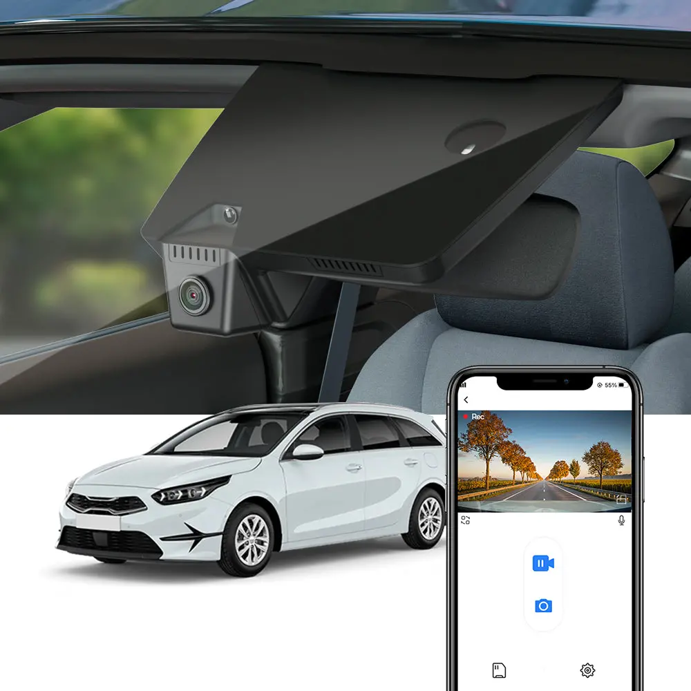 Fitcamx Dash Cam For Kia Ceed 2019-2023 (Hd2-J7000) 1