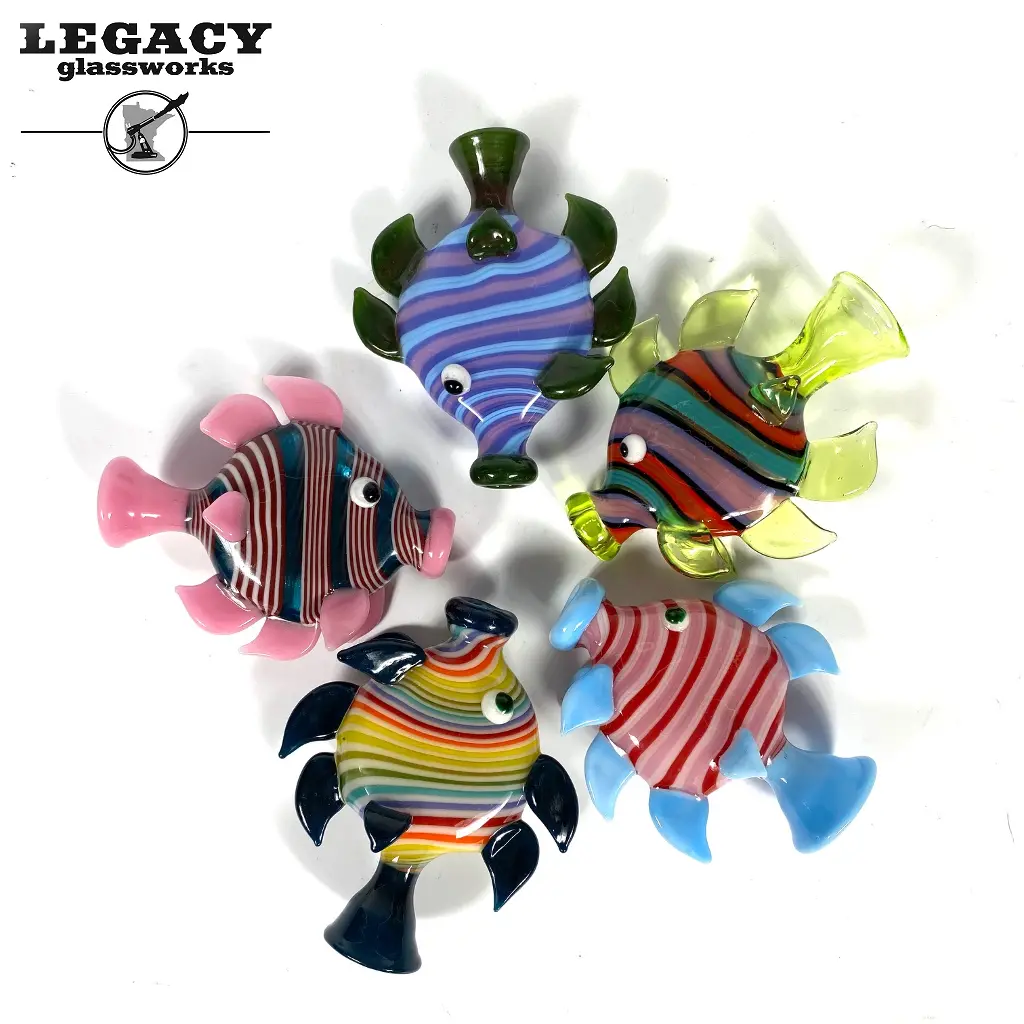 Jem Glass Fish Chillum 1