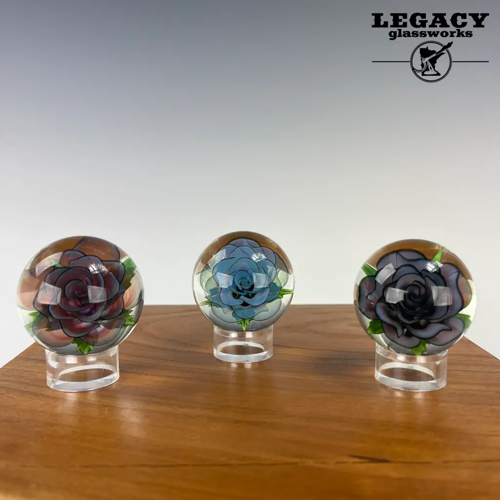 John Kobuki Flower Implosion Marbles 1