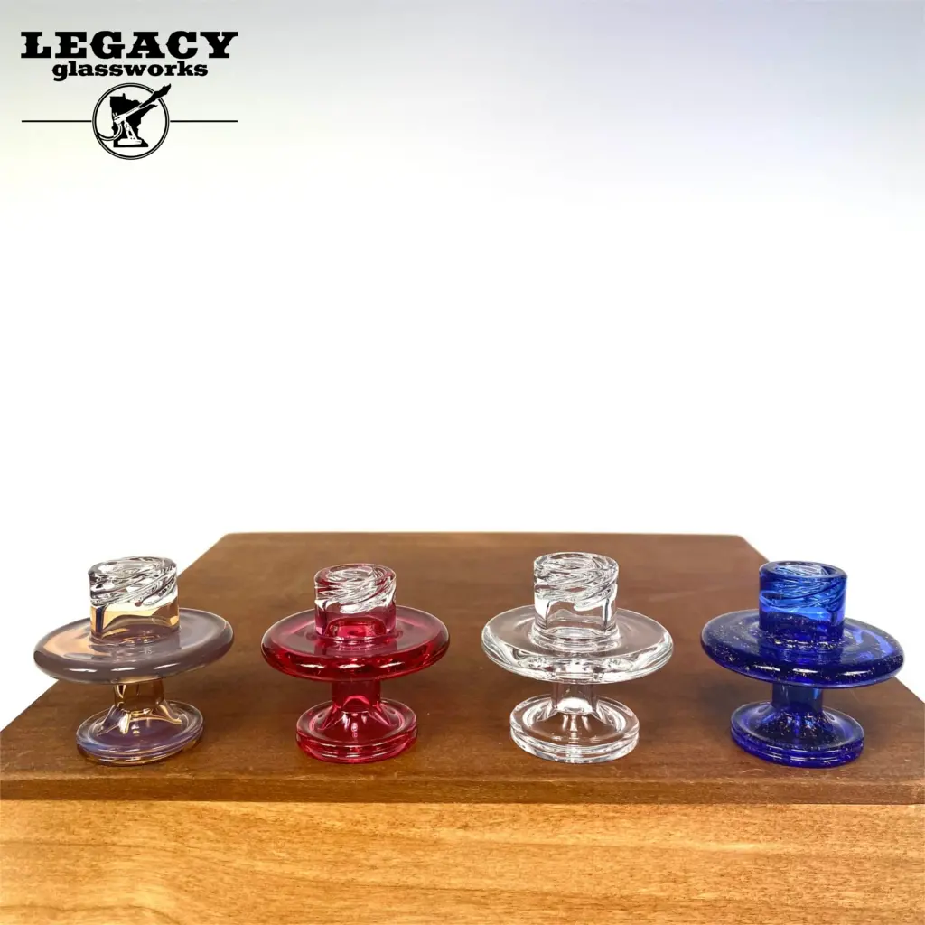 Kovacs Glass Flat Spinner Caps 1