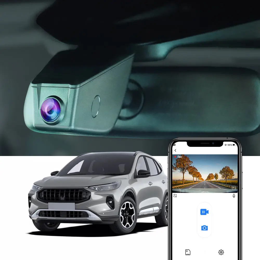 Fitcamx Dash Cam For Ford Kuga 2019-2025 Mk3 1