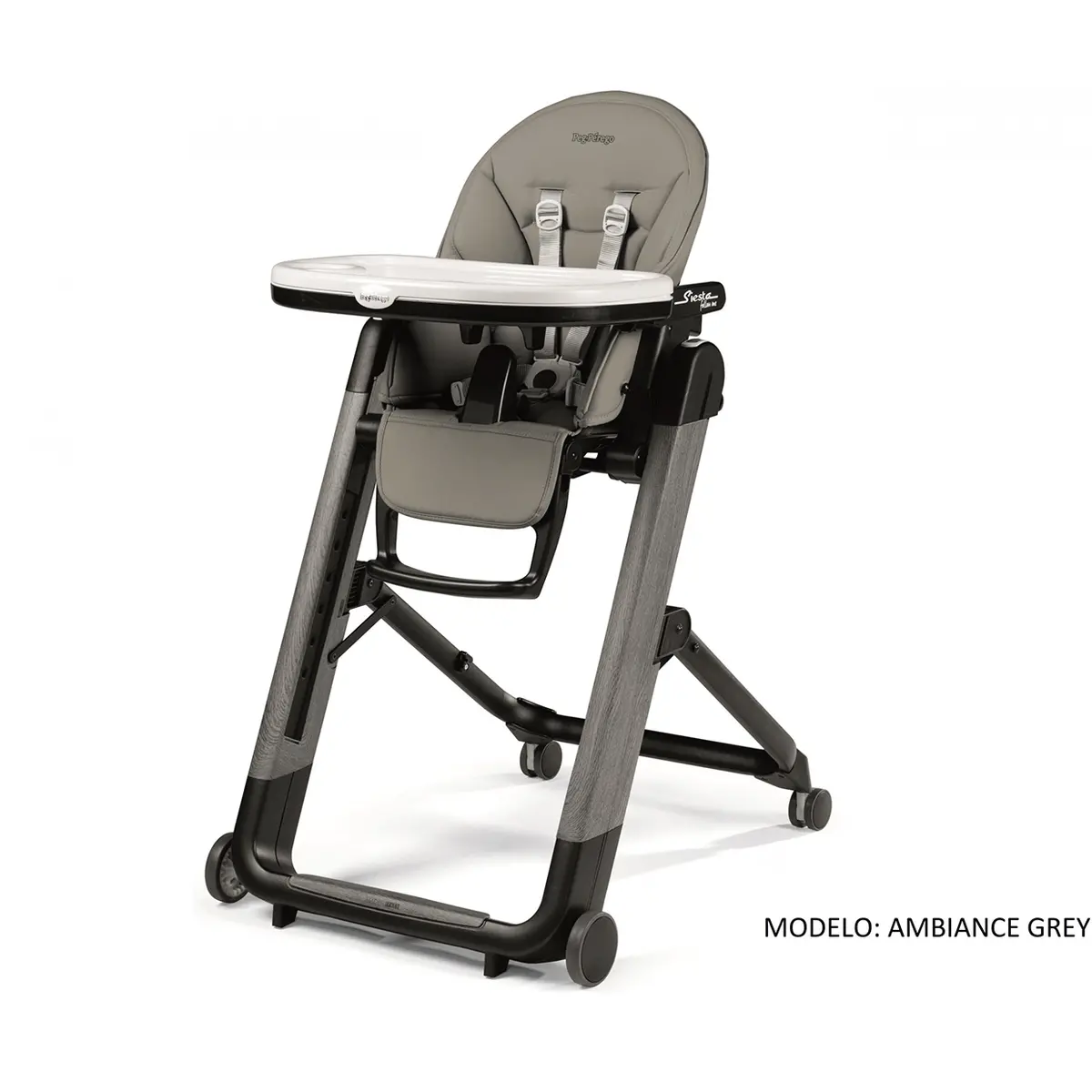 Silla Alta Siesta Follow Me 2 En 1 Peg-Perego Ambiance - Ambiance Grey 1