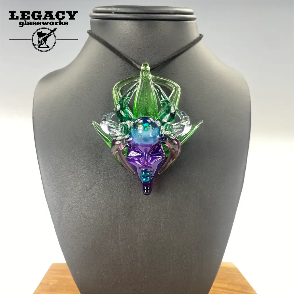 Laceface Warrior Queen Pendant 1