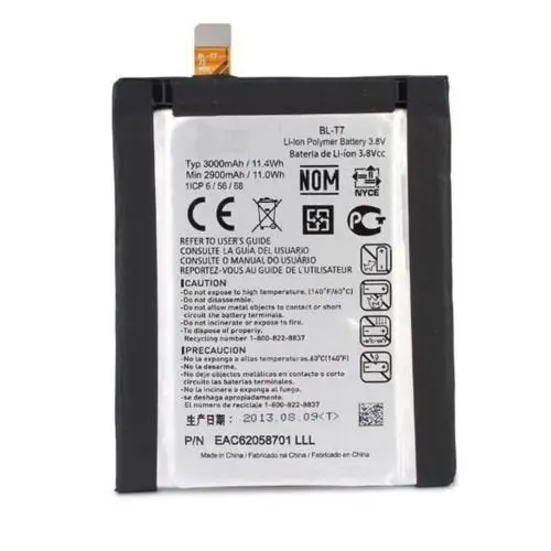 Lg Bl-T7 Optimus G2 D800 Vs980 Replacement Battery Blp-1386-3 1