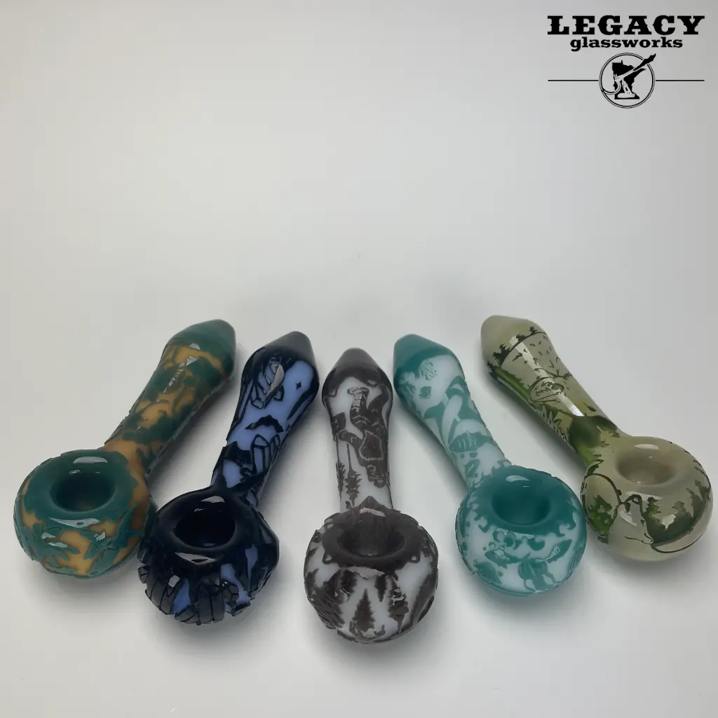 Liberty Carved Spoon Group #2 6